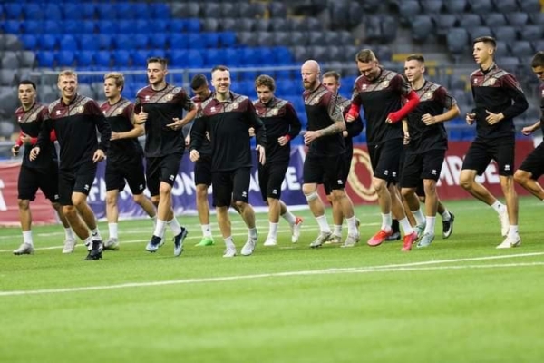 Футбол. Лига наций. Савицкий и Богомольский — в стартовом составе сборной Беларуси на матч с командой Казахстана
Футбол. Лига наций. Савицкий и Богомольский — в стартовом составе сборной Беларуси на матч с командой Казахстана