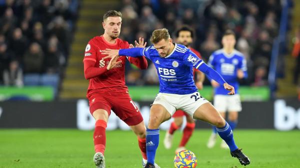 Футбол.  Чемпионат Англии. "Лестер" нанес "Ливерпулю" второе поражение в сезоне
 