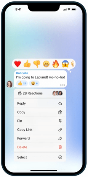 В Telegram появились реакции, скрытый текст и QR-коды
В Telegram появились реакции, скрытый текст и QR-коды