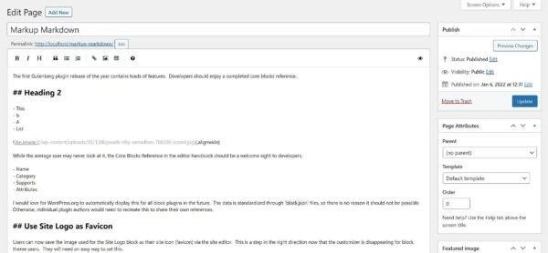 Markup Markdown: новый Markdown-редактор для WordPress Markup Markdown: новый Markdown-редактор для WordPress