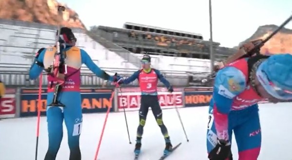 Биатлон.  Кубок мира. Антон Смольский занял третье место в гонке преследования на этапе в Рупольдинге!
 