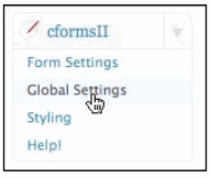 Создание регистрационной формы с помощью плагина Cforms II