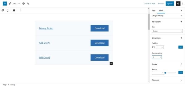Вышел Gutenberg 12.3 с новыми опциями дизайна и блоком Post Author Name