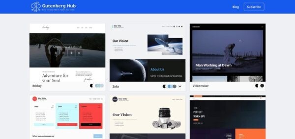 Альтернативный каталог блочных тем WordPress появился на сайте Gutenberg Hub Альтернативный каталог блочных тем WordPress появился на сайте Gutenberg Hub