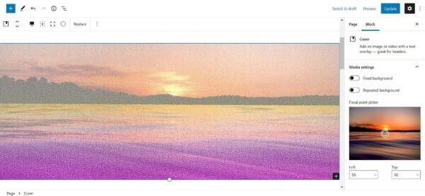 Украшаем свои страницы с помощью плагина Grainy Gradient Block Украшаем свои страницы с помощью плагина Grainy Gradient Block