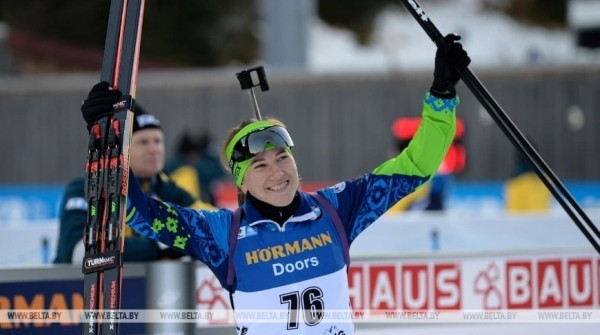 Белорусская биатлонистка Анна Сола стала второй на этапе Кубка мира