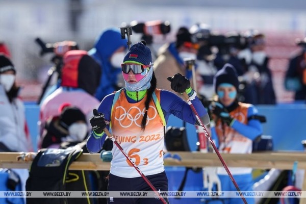 Белорусские биатлонистки заняли 13-е место в олимпийской эстафете Белорусские биатлонистки заняли 13-е место в олимпийской эстафете