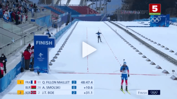 Смольский взял серебро в «индивидуаке»: идеально стрелял (в отличие от конкурентов), со скоростью помог россиянин, попал в объятья Алимбековой