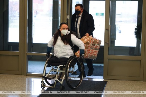 ФОТОФАКТ: Торжественные проводы национальной команды на зимние Паралимпийские игры