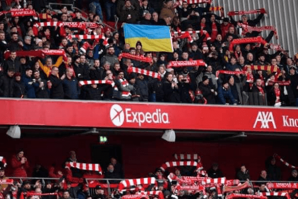 Футбольны свет падтрымлівае Украіну: ад Ліверпуля да Сафіі і Батумі Футбольны свет падтрымлівае Украіну: ад Ліверпуля да Сафіі і Батумі