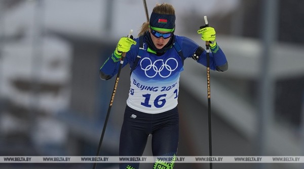 Белорусские биатлонистки не попали в призеры олимпийского спринта