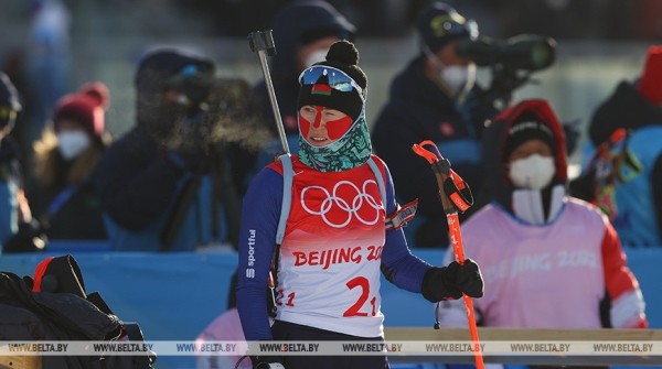 Участницы женской индивидуальной гонки в Чжанцзякоу провели пристрелку