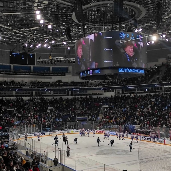Игра против СКА почти собрала биток на «Минск-Арене», несмотря на пандемию и войну в Украине