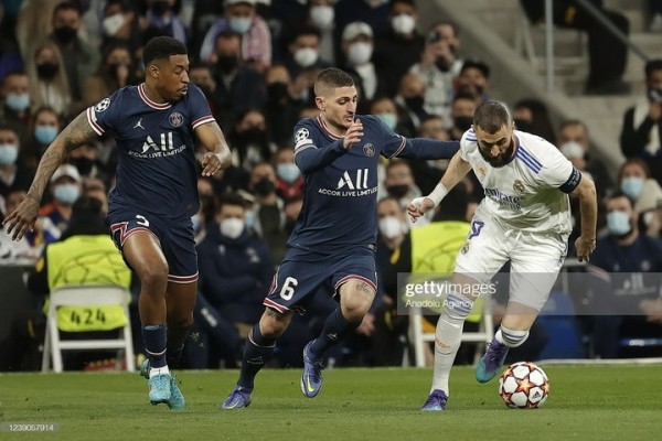 Футбол.  Лига чемпионов. Хет-трик Бензема принес "Реалу" волевую победу над "ПСЖ" и путевку в четвертьфинал
 