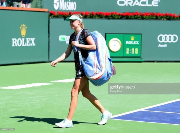 Теннис.  После двух с половиной часов противостояния с Квитовой турнир ВТА в Индиан-Уэллсе покидает Александра Саснович
  Теннис.  После двух с половиной часов противостояния с Квитовой турнир ВТА в Индиан-Уэллсе покидает Александра Саснович