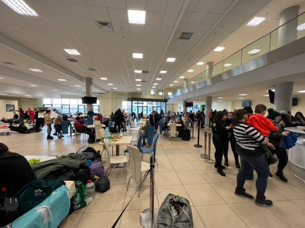 Стадион, где до войны играли клубы Дулуба и Кучука, стал центром для беженцев. Еще в октябре там проводила матчи сборная Украины