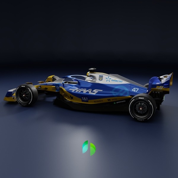 Для болида «Формулы-1» предложили цвета Украины. В 2021-м за команду с триколором России гонял сын минчанина, а пока у авто БЧБ-раскрас