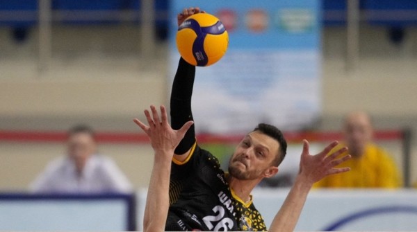 "Шахтер" второй раз обыграл волейболистов "Строителя" в финале чемпионата Беларуси