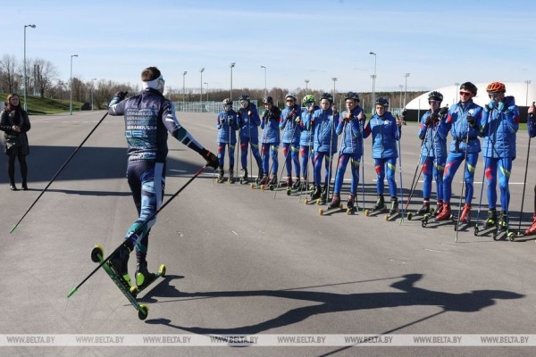 ФОТОФАКТ: Мастер-класс от российского спортсмена Александра Легкова