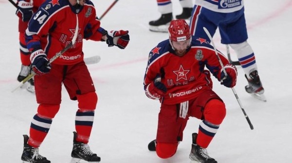 ЦСКА сравнял счет в финальной серии Западной конференции КХЛ против СКА