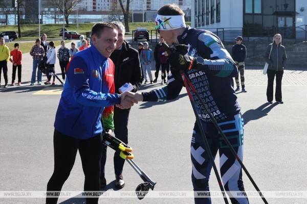 ФОТОФАКТ: Мастер-класс от российского спортсмена Александра Легкова