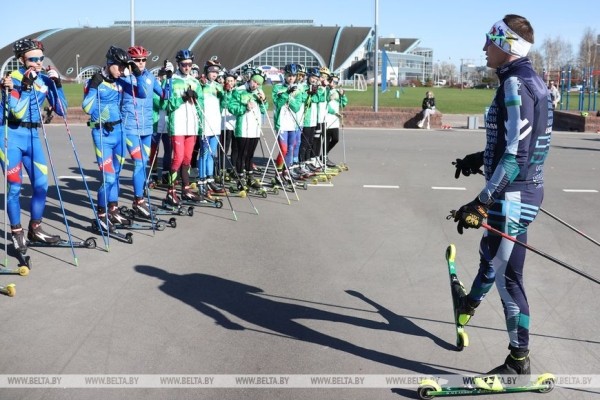 ФОТОФАКТ: Мастер-класс от российского спортсмена Александра Легкова