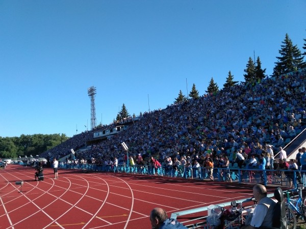 Рускія разбамбілі стадыён у Чарнігаве – усяго 100 км ад нас, багата хто з белфутбола гуляў там, у Барысаве і Віцебску падобныя арэны