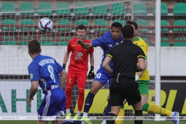 Хет-трик Абдихоликова помог футболистам "Энергетика-БГУ" разгромить "Неман"
