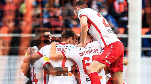 Московский "Спартак" обыграл футболистов "Урала" в чемпионате России