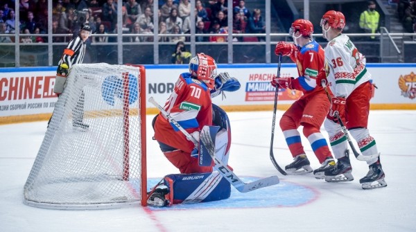 Сборная Беларуси по хоккею вышла в финал турнира в Санкт-Петербурге