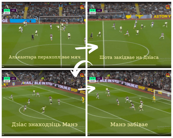 Ліверпуль выдзірае тры пункты ў Астан Вілі