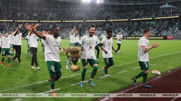 Футболисты "Гомеля" в третий раз выиграли Кубок Беларуси