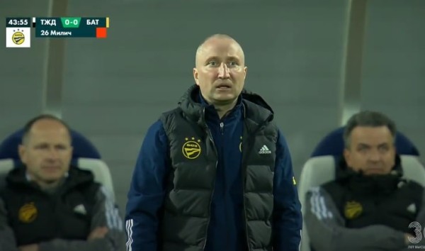 В Жодино справедливо не увидели гола Милича – и он за три минуты напсиховал на красную. Лицо главного тренера БАТЭ идеально описало произошедшее