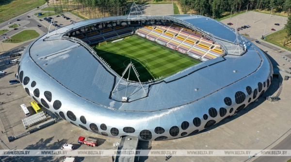 Юные болельщики познакомились с трофеями футбольного клуба БАТЭ и "Борисов-Ареной"