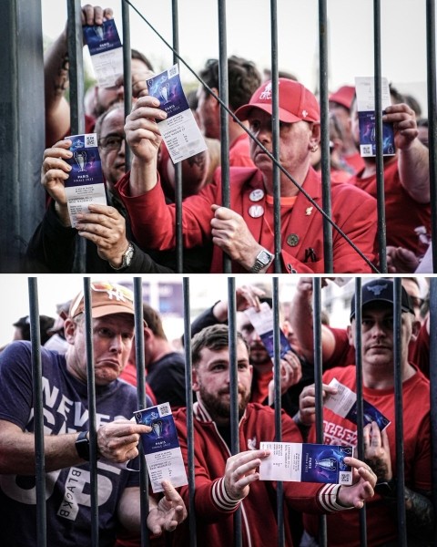 Хаос в Париже, из-за которого финал ЛЧ задержался на 36 минут. Был даже слезоточивый газ Хаос в Париже, из-за которого финал ЛЧ задержался на 36 минут. Был даже слезоточивый газ