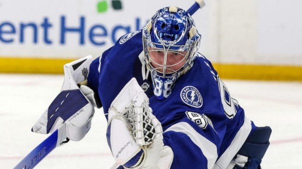 Хоккей.  НХЛ. Кубок Стэнли. Василевский отправил в отпуск "Флориду", Кадри подтолкнул к краю пропасти "Сент-Луис"
   Хоккей.  НХЛ. Кубок Стэнли. Василевский отправил в отпуск "Флориду", Кадри подтолкнул к краю пропасти "Сент-Луис"