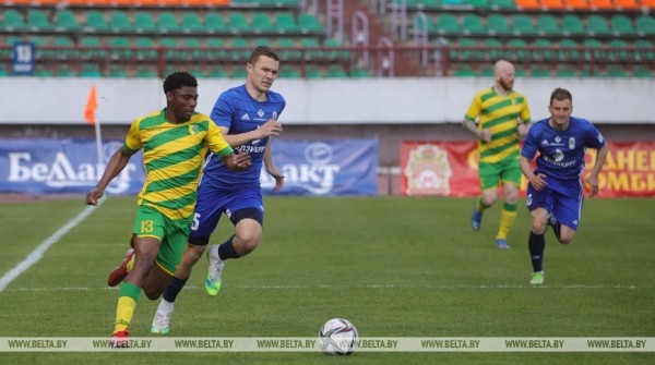 Хет-трик Абдихоликова помог футболистам "Энергетика-БГУ" разгромить "Неман"