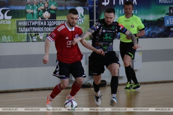 "Столица" обыграла "Минск" на старте полуфинальной серии чемпионата Беларуси по мини-футболу