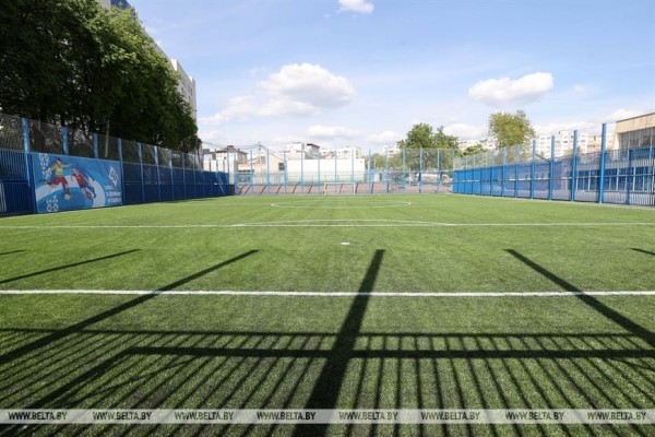 Юные футболисты БФСО "Динамо" получили новую площадку Юные футболисты БФСО "Динамо" получили новую площадку