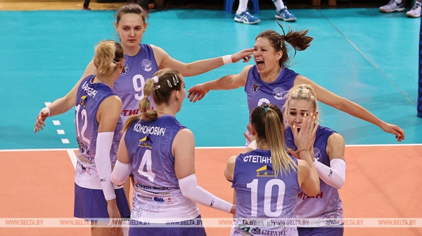 Волейболистки "Минчанки" в седьмой раз подряд стали чемпионками Беларуси