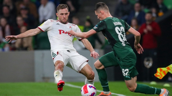 Футболисты "Краснодара" победили "Локомотив" в перенесенном матче 19-го тура чемпионата России