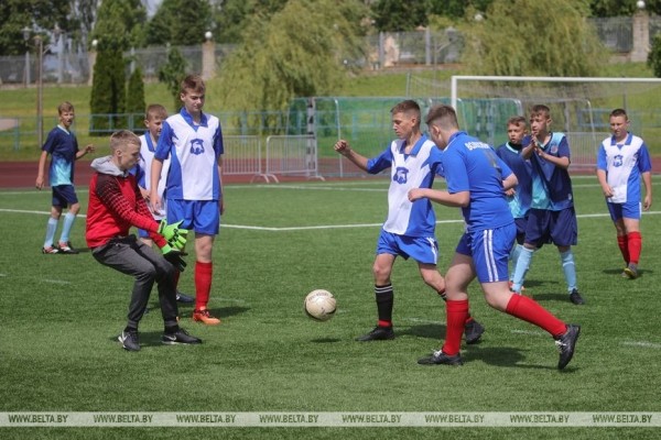 ФОТОФАКТ: Областные соревнования турнира "Кожаный мяч" в Гродно