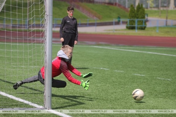 ФОТОФАКТ: Областные соревнования турнира "Кожаный мяч" в Гродно