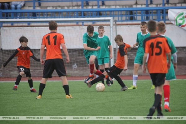 ФОТОФАКТ: Областные соревнования турнира "Кожаный мяч" в Гродно