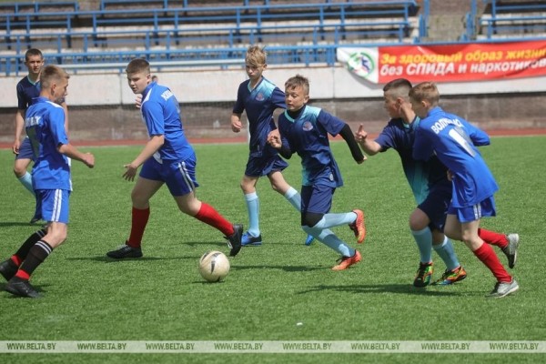ФОТОФАКТ: Областные соревнования турнира "Кожаный мяч" в Гродно