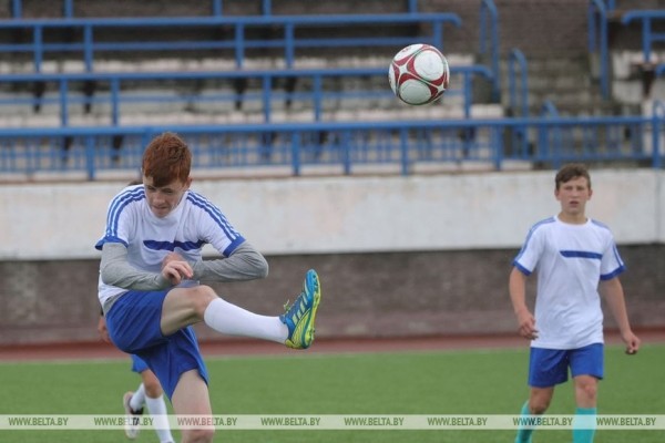 ФОТОФАКТ: Областные соревнования турнира "Кожаный мяч" в Гродно