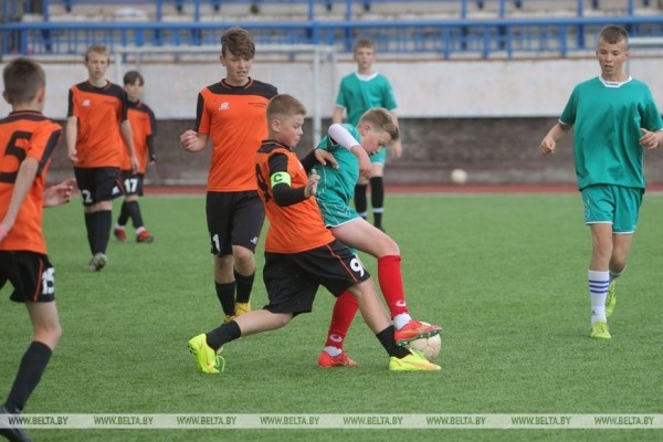 ФОТОФАКТ: Областные соревнования турнира "Кожаный мяч" в Гродно