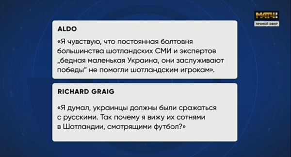 «Для меня сборная Украины – дивизия СС». На Матч ТВ осатанели из-за победы Украины