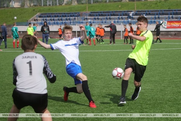 ФОТОФАКТ: Областные соревнования турнира "Кожаный мяч" в Гродно