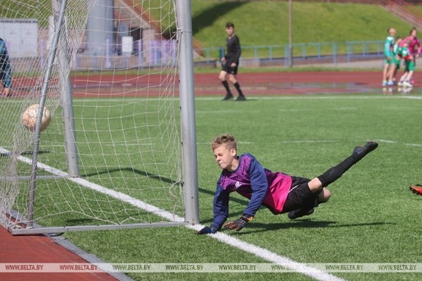 ФОТОФАКТ: Областные соревнования турнира "Кожаный мяч" в Гродно